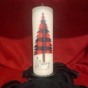 Large Christmas Candle - 9 x 3 inches